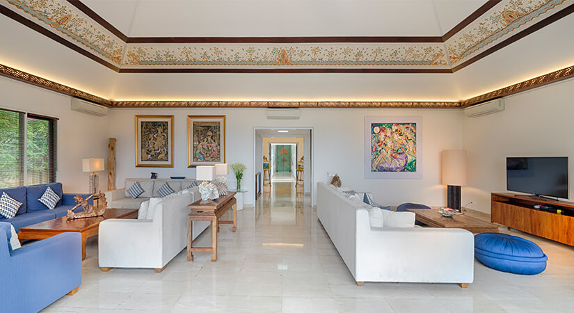 The Pandawa Cliff Estate - Villa Pala - Spacious living area